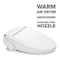 Brondell Swash Select DR802 Bidet Seat with Warm Air Dryer and Deodorizer, Round White DR802-RW - alternate 1